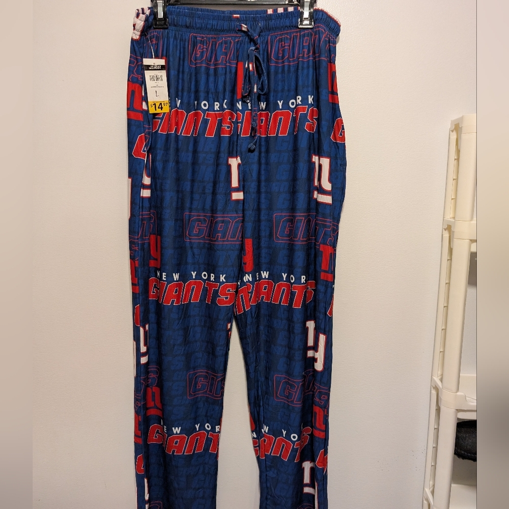 New York Giants Blue Pajama Pants Brand New With Tag Size LG